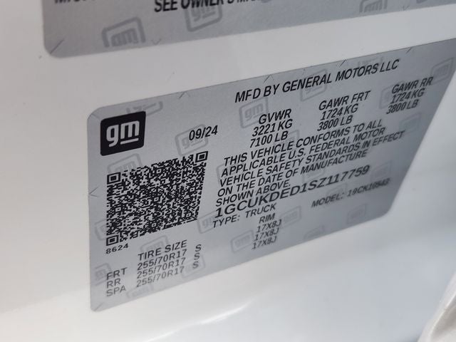 2025 Chevrolet Silverado 1500 LT LT1