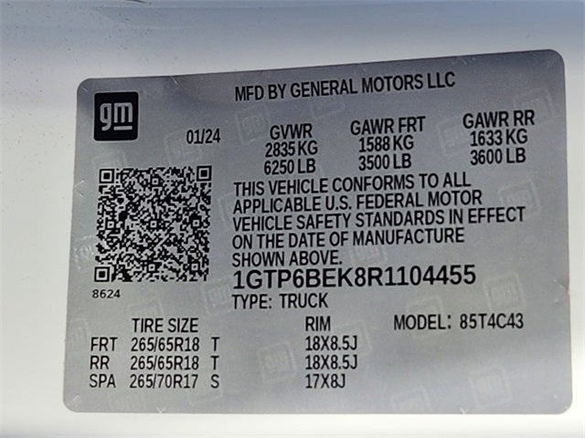 2024 GMC Canyon Elevation