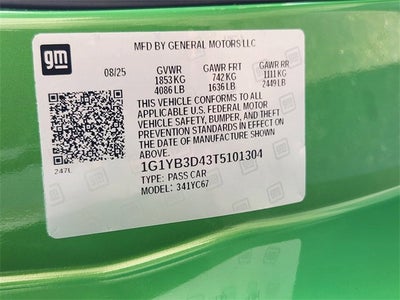 2026 Chevrolet Corvette Stingray 2LT