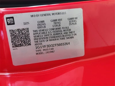 2026 Chevrolet Corvette Z06 3LZ