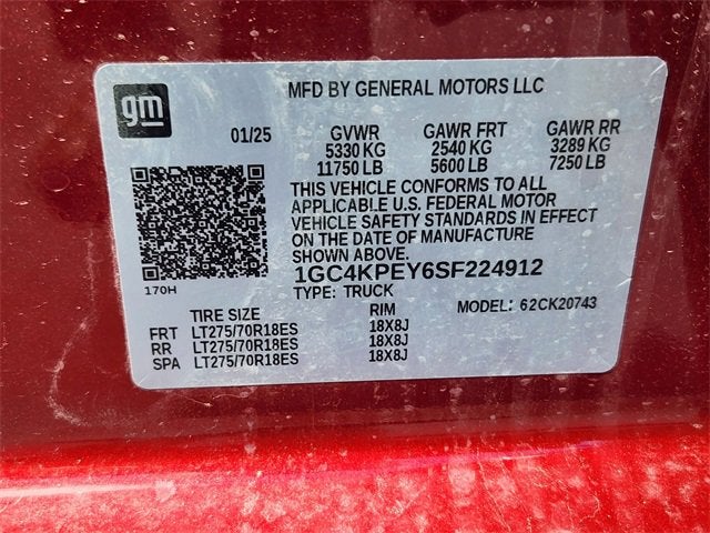 2025 Chevrolet Silverado 2500 HD LTZ