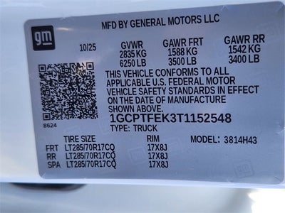 2026 Chevrolet Colorado ZR2