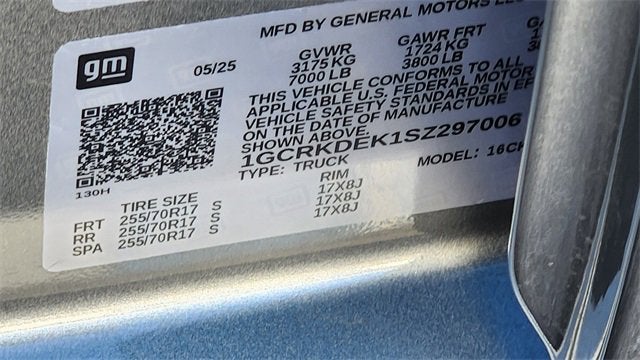 2025 Chevrolet Silverado 1500 LT