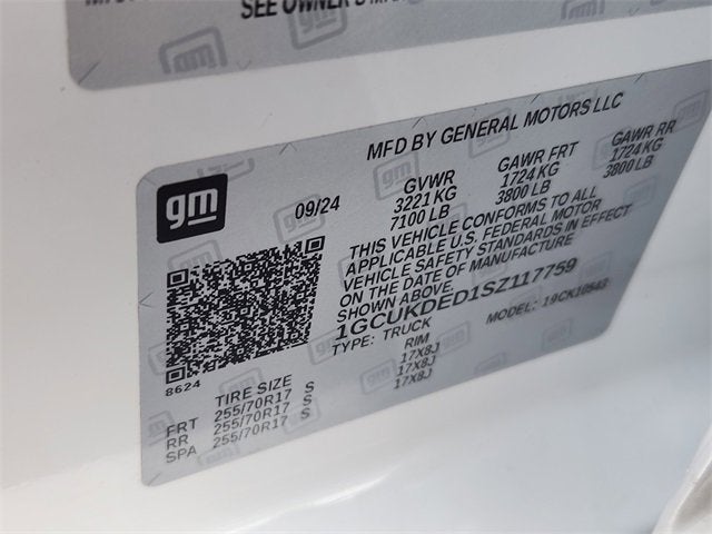 2025 Chevrolet Silverado 1500 LT