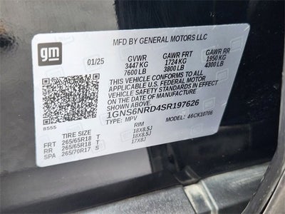 2025 Chevrolet Tahoe LT