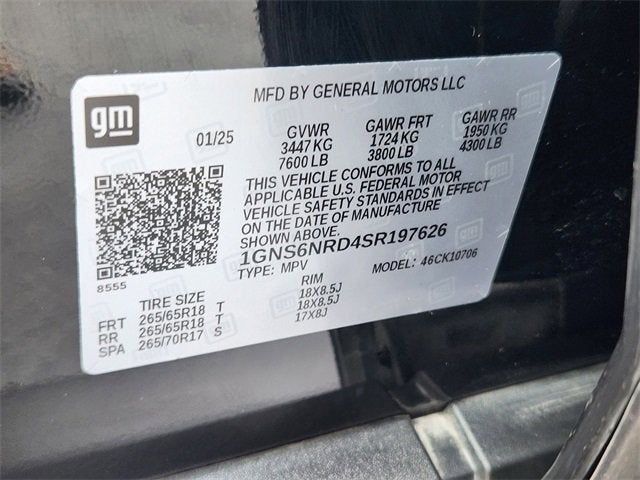 2025 Chevrolet Tahoe LT