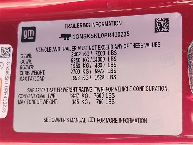 2023 Chevrolet Tahoe Premier