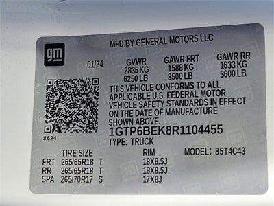 2024 GMC Canyon Elevation