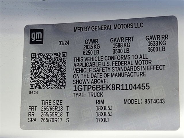 2024 GMC Canyon Elevation