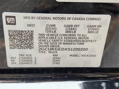 2025 Chevrolet Silverado 1500 LTZ