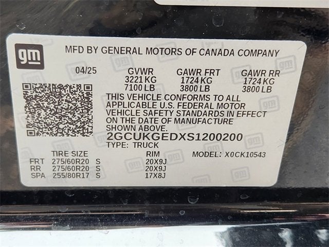 2025 Chevrolet Silverado 1500 LTZ