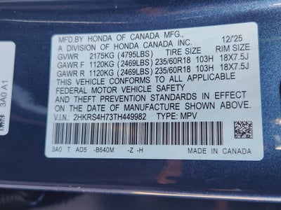 2026 Honda CR-V EX-L