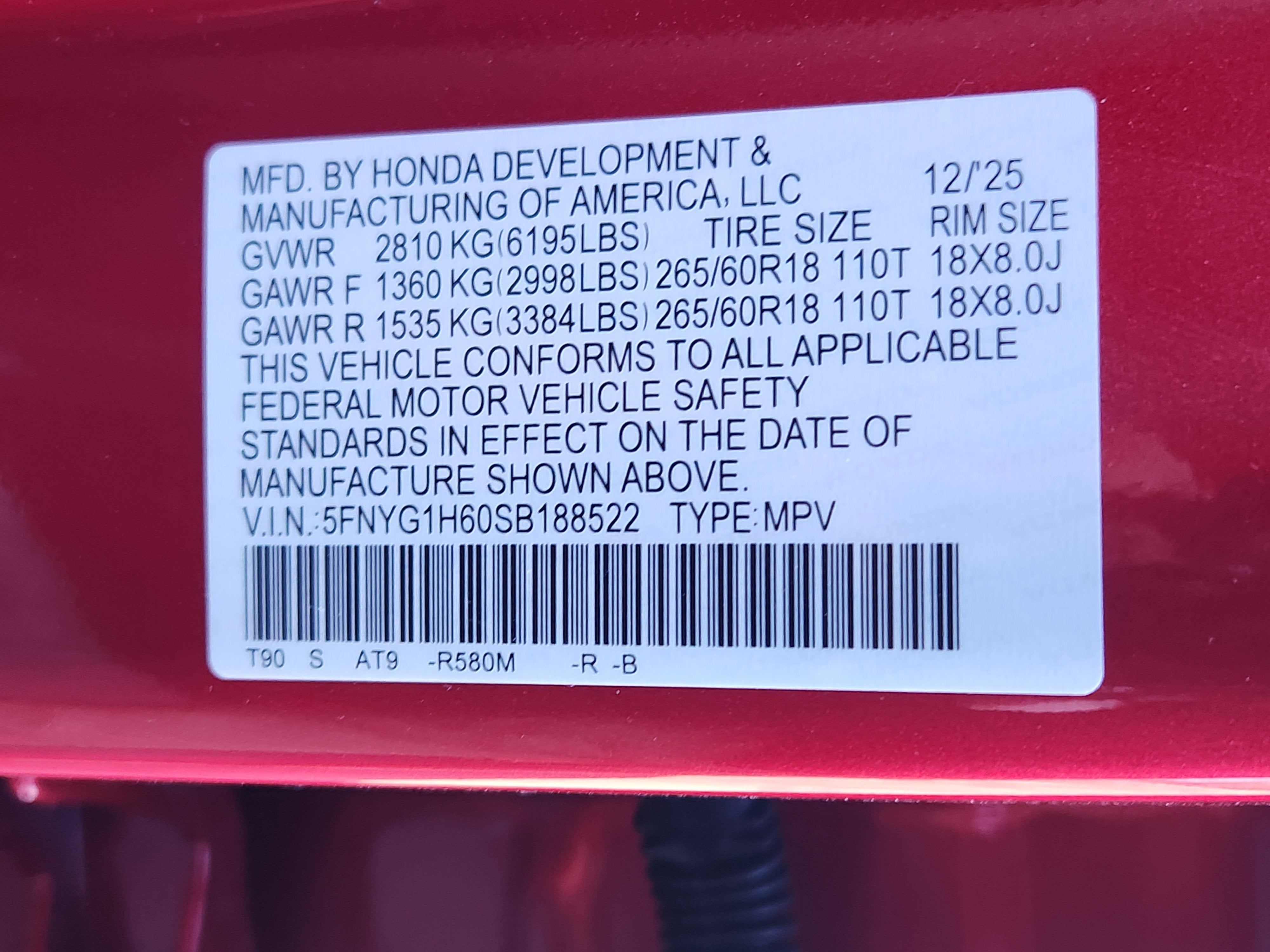 2025 Honda Pilot TrailSport