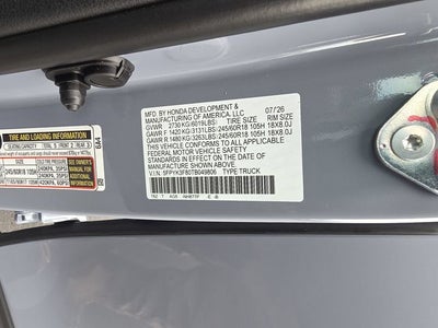 2026 Honda Ridgeline Black Edition