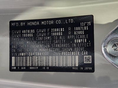 2026 Honda Prelude Hybrid